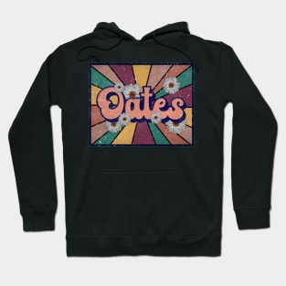 Vintage Proud Oates Name Christmas Styles 90s Hoodie